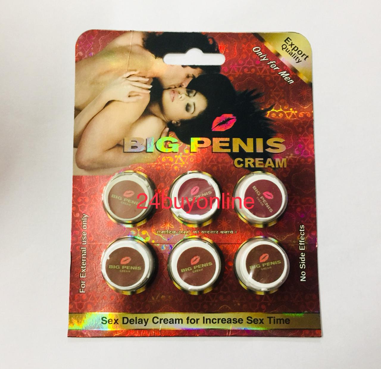 BIG PENIS CREAM ( 6 PIECES PACK ) EXPORT QUALITY Original 100%