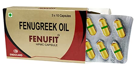 FENUFIT FENUGREEK OIL CAPSULES ! Buy/Shop,Online,India,Price